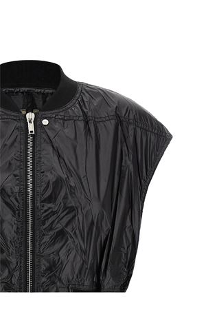 Gilet 'Tatlin Bomber' in tessuto sintetico nero RICK OWENS DRKSHDW | DS01F4717NPS09
